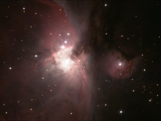 M42 - Эмисионная туманность Туманность Ориона в созвездии Ориона